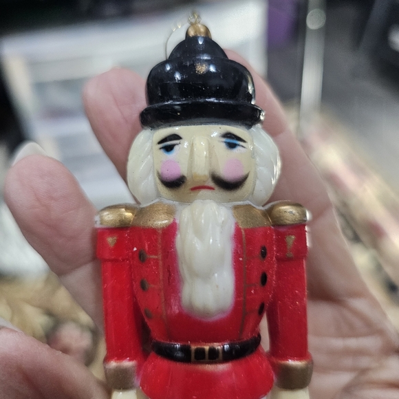 2 Nutcracker Soldier Ornaments Vintage Awesome 60s 70s Cake Topper 😊 Christmas - Picture 6 of 16